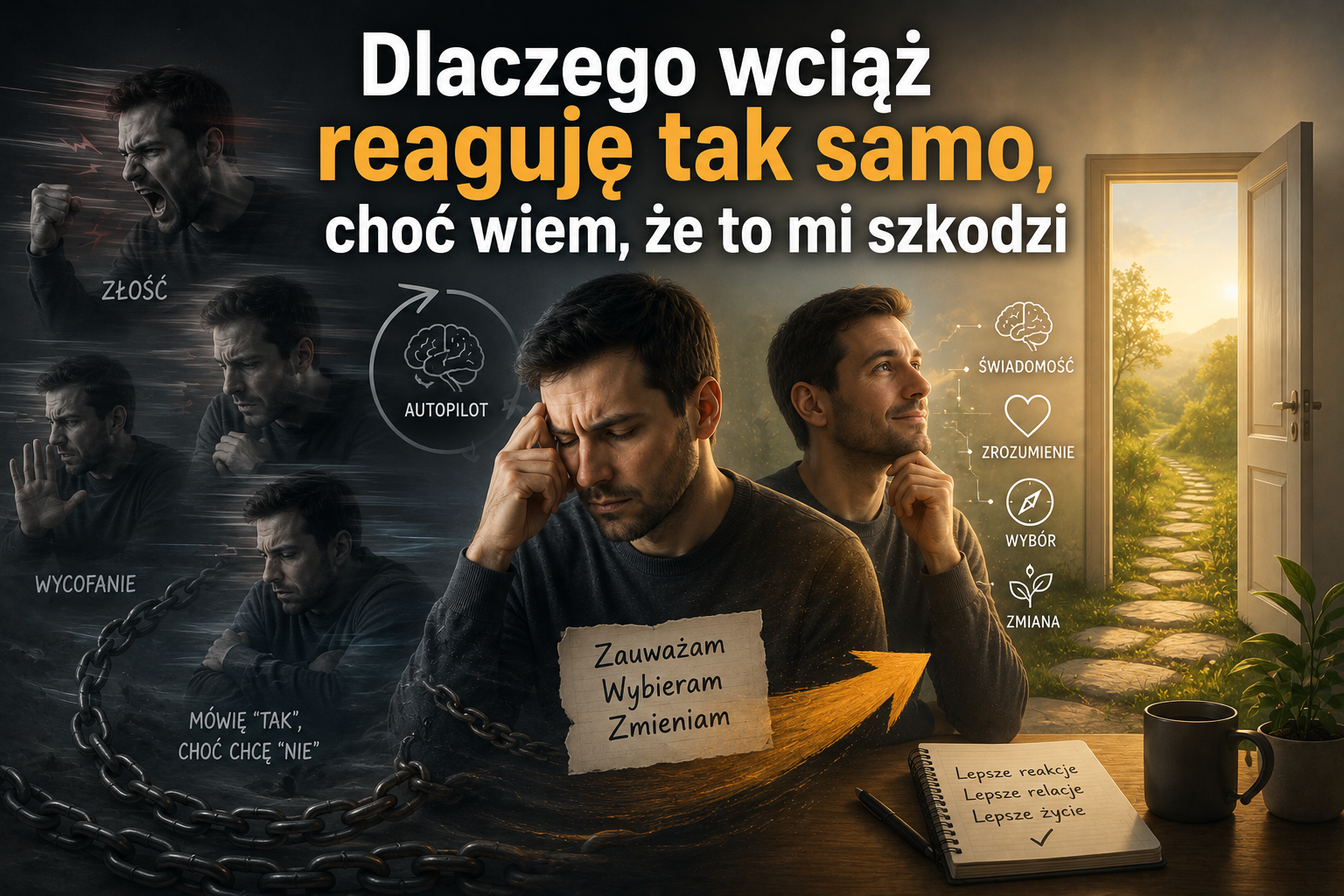 Dlaczego reaguję tak samo choć wiem, że mi to szkodzi